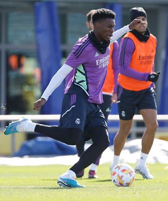 entrenamiento del real madrid