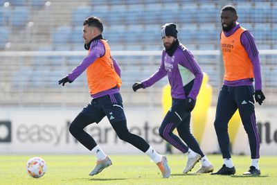 entrenamiento del real madrid