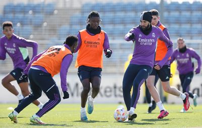 entrenamiento del real madrid