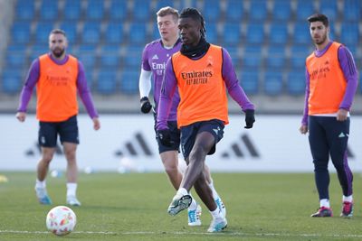 entrenamiento del real madrid