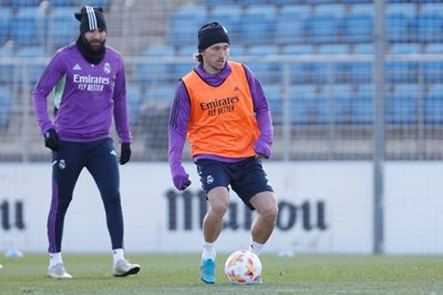 entrenamiento del real madrid