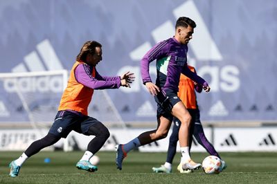 entrenamiento del real madrid