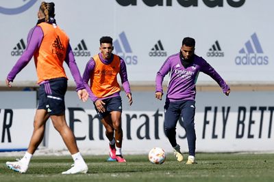 entrenamiento del real madrid