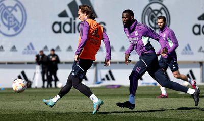 entrenamiento del real madrid