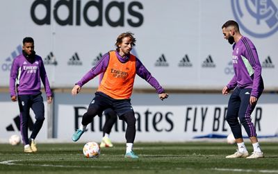 entrenamiento del real madrid