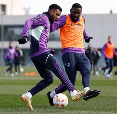 entrenamiento del real madrid
