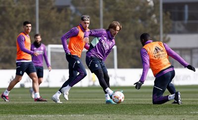 entrenamiento del real madrid