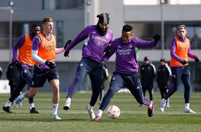 entrenamiento del real madrid