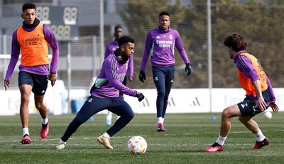 entrenamiento del real madrid
