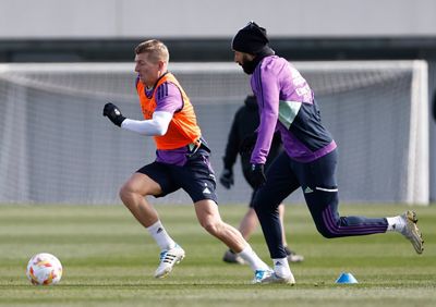 entrenamiento del real madrid