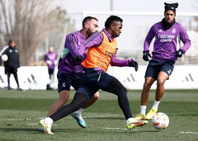 entrenamiento del real madrid
