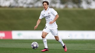 Once inicial del Juvenil A frente al AZ Alkmaar