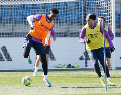 entrenamiento del real madrid