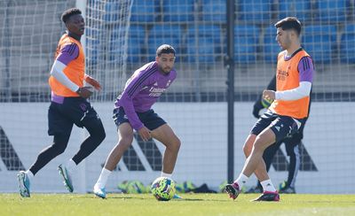 entrenamiento del real madrid