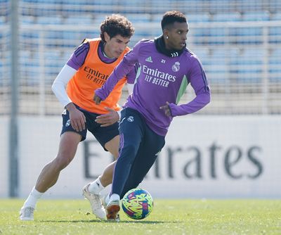 entrenamiento del real madrid
