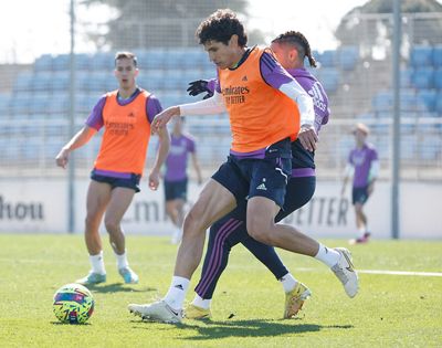entrenamiento del real madrid