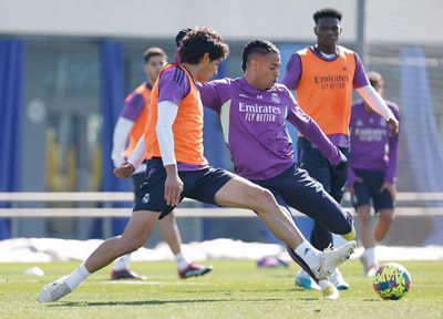 entrenamiento del real madrid