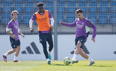 entrenamiento del real madrid