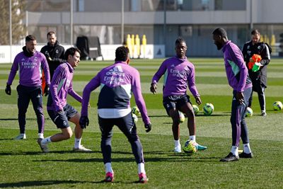 entrenamiento del real madrid