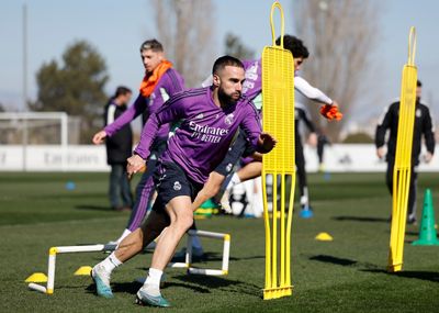 entrenamiento del real madrid