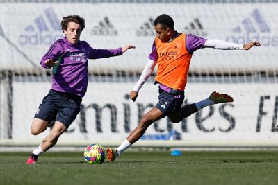entrenamiento del real madrid