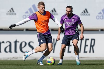 entrenamiento del real madrid