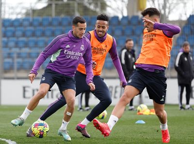 entrenamiento del real madrid