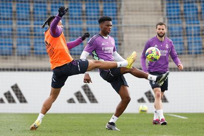 entrenamiento del real madrid