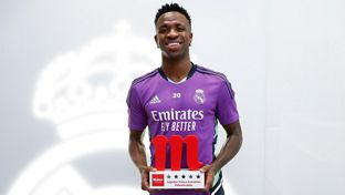 Vini Jr., Jugador Cinco Estrellas Mahou de febrero