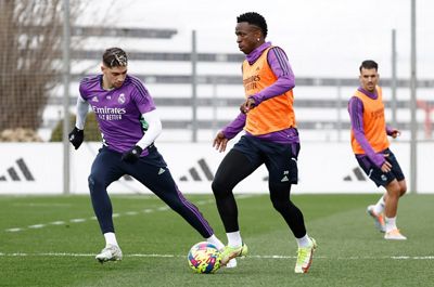 entrenamiento del real madrid