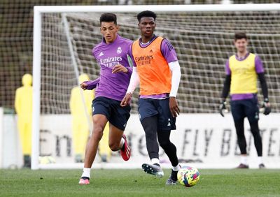 entrenamiento del real madrid