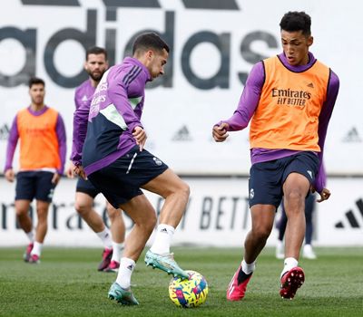 entrenamiento del real madrid