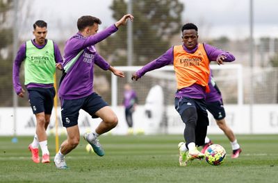 entrenamiento del real madrid