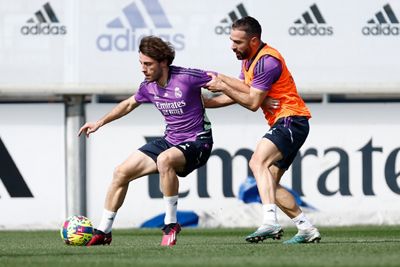 entrenamiento del real madrid