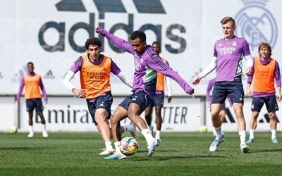 entrenamiento del real madrid