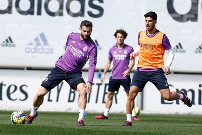 entrenamiento del real madrid