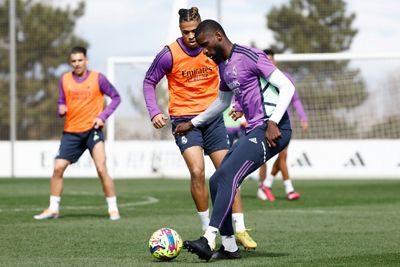 entrenamiento del real madrid