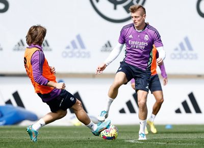 entrenamiento del real madrid