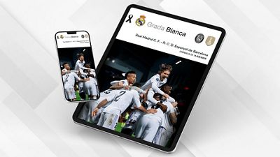 El 'Grada Blanca' del Real Madrid-Espanyol