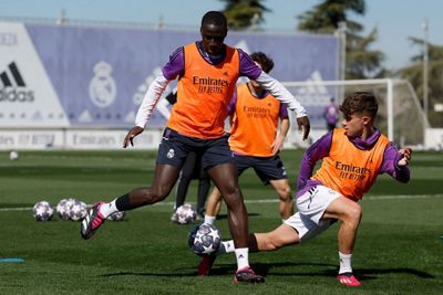 entrenamiento del real madrid
