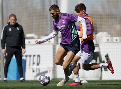 entrenamiento del real madrid