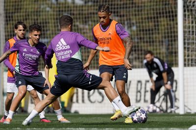 entrenamiento del real madrid