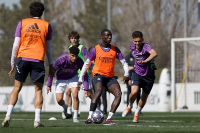 entrenamiento del real madrid