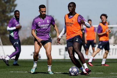 entrenamiento del real madrid