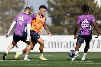 entrenamiento del real madrid