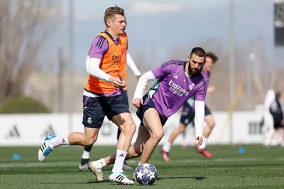entrenamiento del real madrid