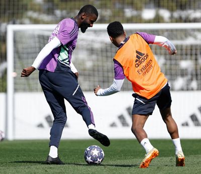 entrenamiento del real madrid