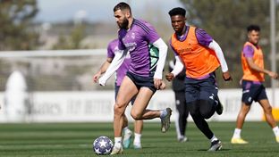 O plantel continua a preparar o jogo com o Liverpool