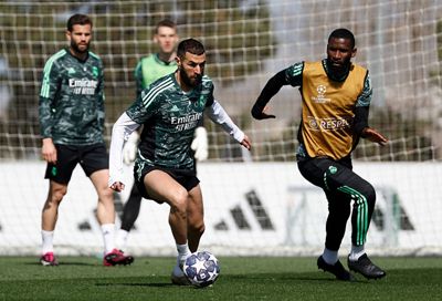 entrenamiento del real madrid