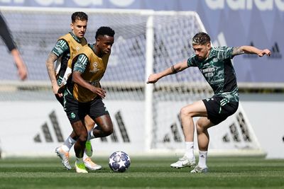 entrenamiento del real madrid